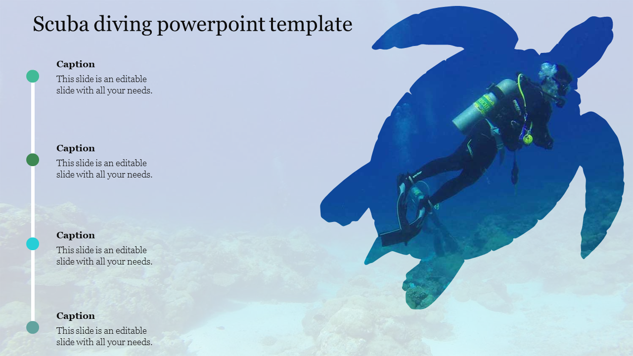 Scuba diving powerpoint template